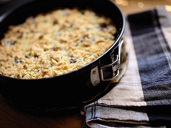 Erdbeer-Käsekuchen mit Streuseln - unsagbar lecker!