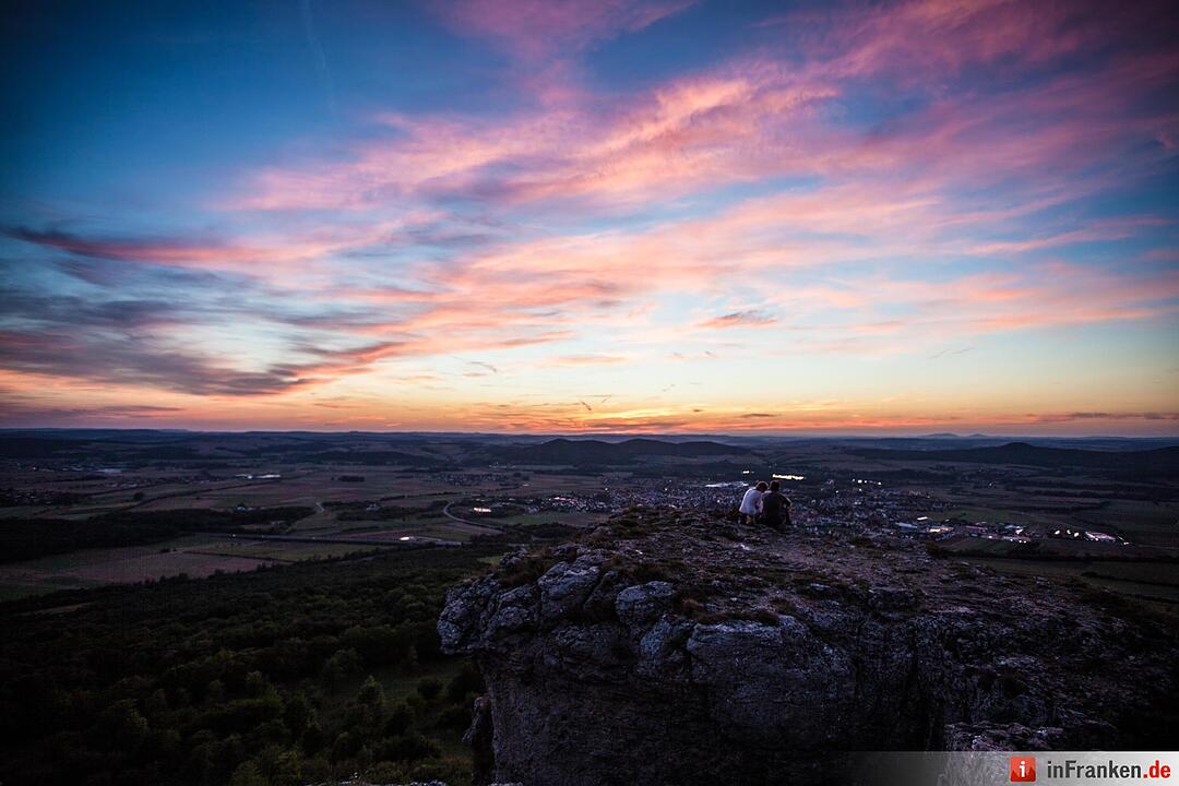 Sonnenuntergang auf dem Staffelberg