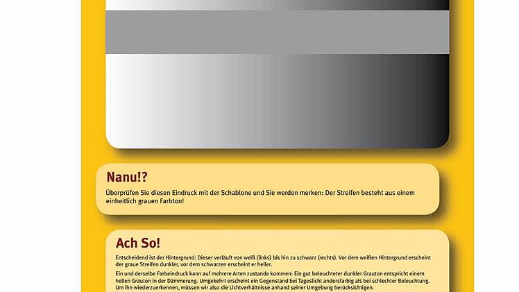 Dieses Beispiel für eine Sinnestäuschung ist Teil einer mobilen Ausstellung des Turms der Sinne in Nürnberg.