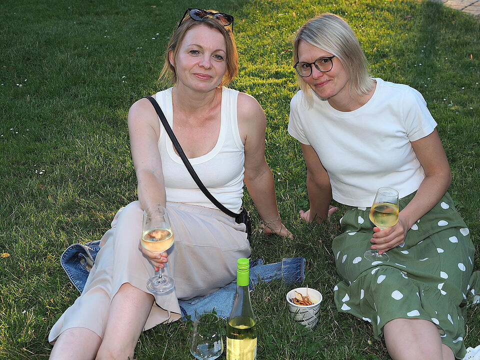 Das Fest fand im Schlosspark statt.