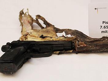 Mit dieser Waffe wurden alle Opfer der NSU-Mordserie erschossen. Foto: Franziska Kraufmann, dpa