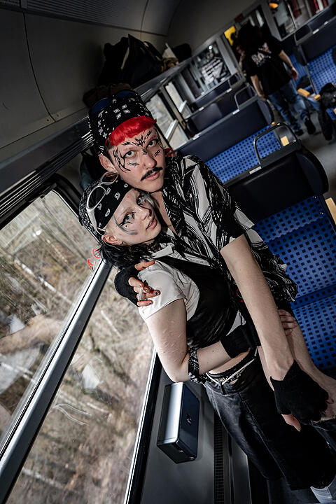 Der Party Zug war wieder unterwegs.