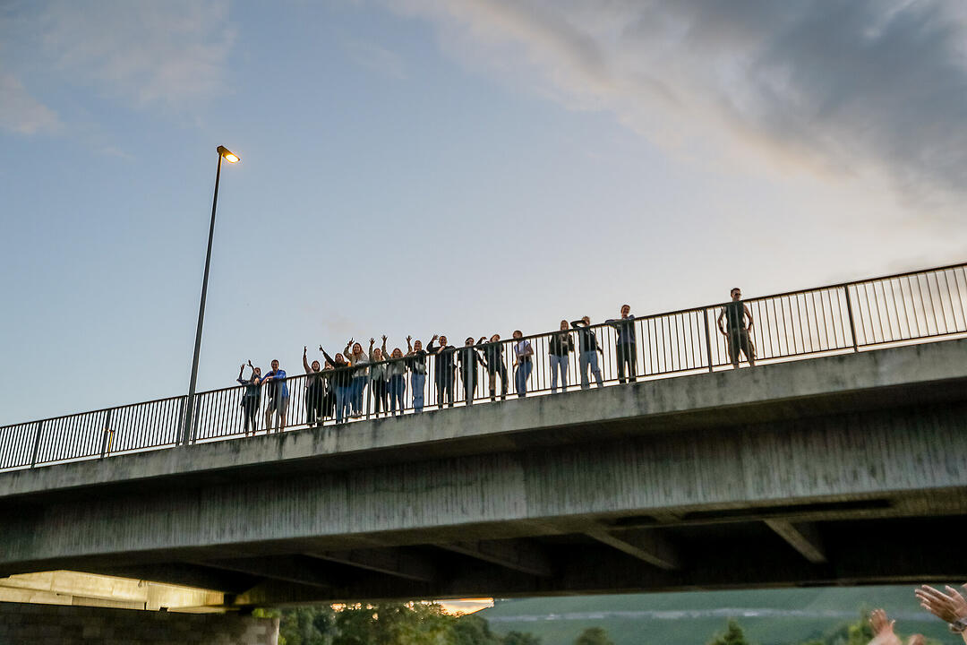 Auf drei Decks wurde richtig gefeiert!