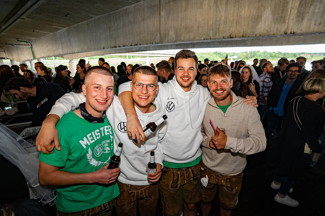 Auf drei Decks wurde richtig gefeiert!