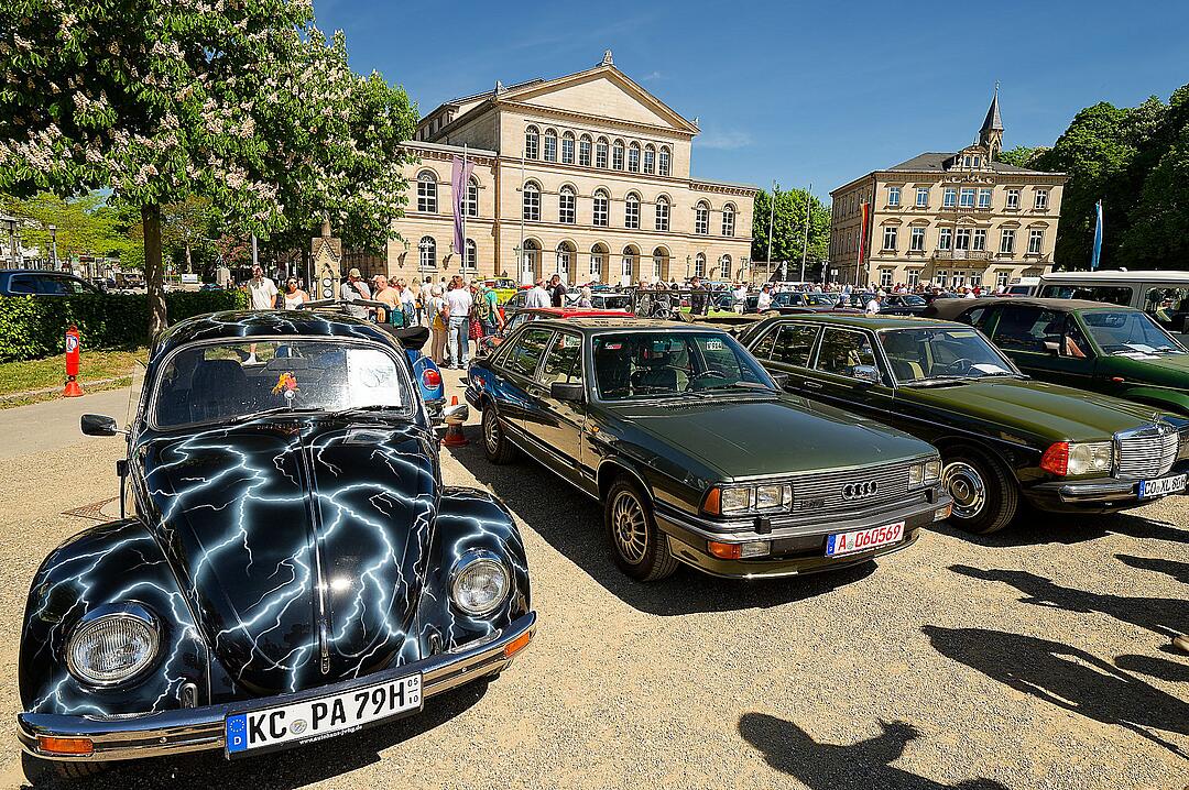 Es herrschte großer Andrang auf dem Schlossplatz.