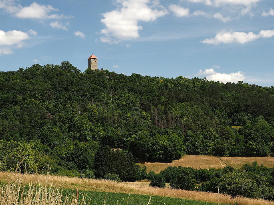 Die Lichtenburg ist eine Ruine auf dem Schloßberg.