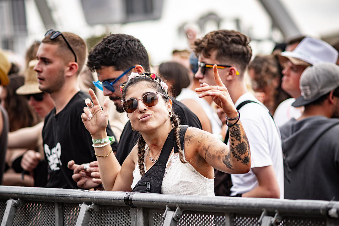 Beste Partystimmung auf dem Festival-Gelände!