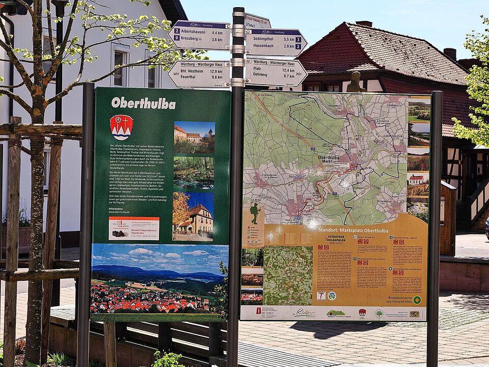 Die Wanderung führt durch eine Kernzone des Biosphärenreservats Rhön.