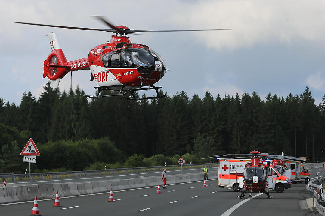 Jahrestag des schweren Bus-Unglücks auf der A9 bei Münchberg