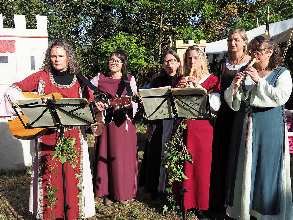 Auf der Burgruine in Bad Kissingen