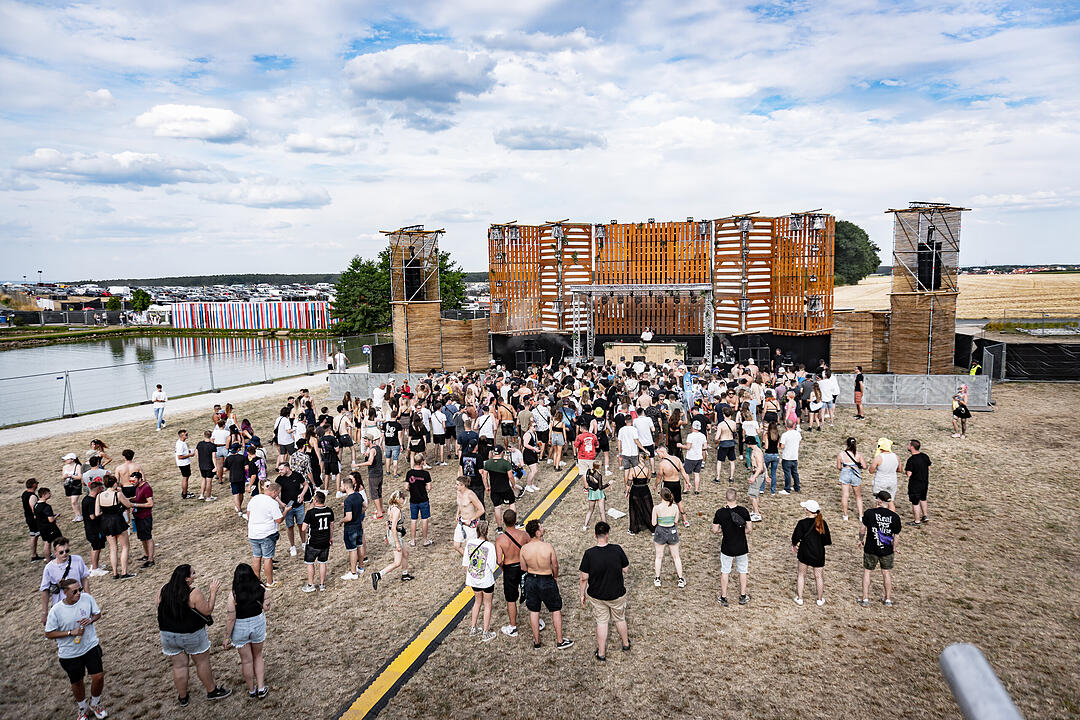 Beste Partystimmung auf dem Festival-Gelände!