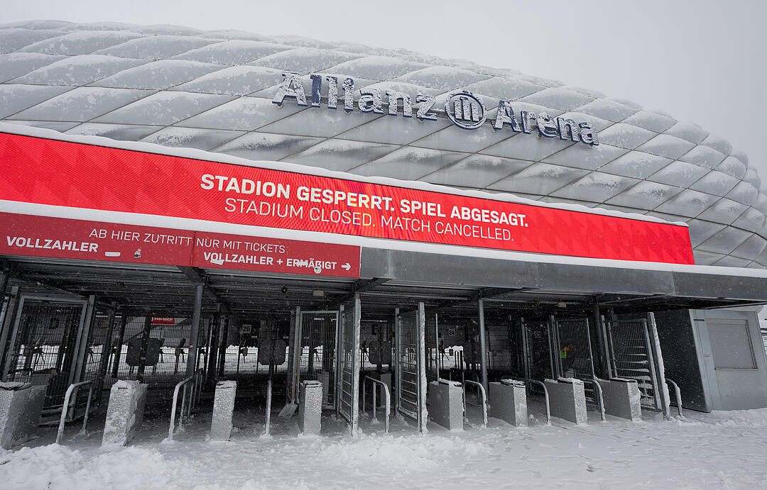 Wintereinbruch in Süddeutschland - München