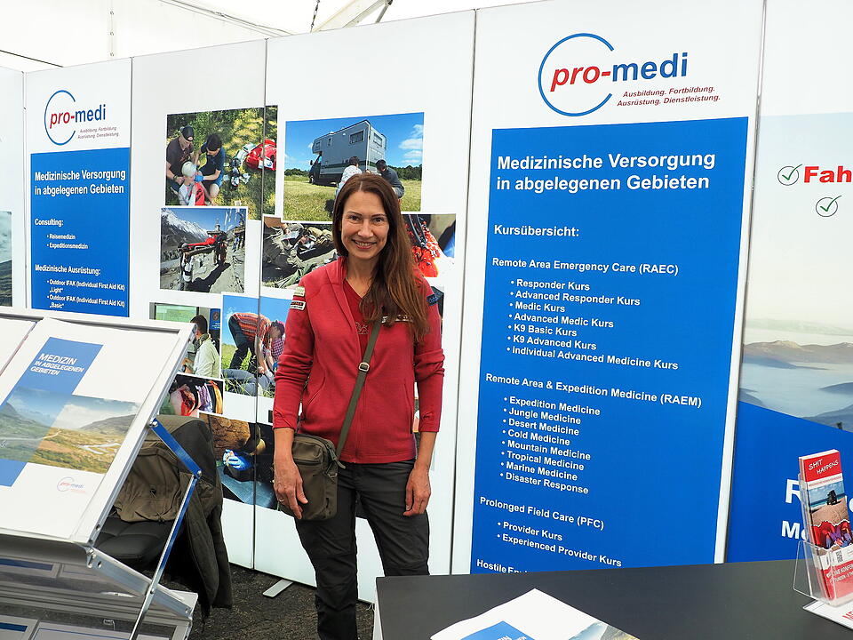 Auf der Messe wird sehr viel geboten!