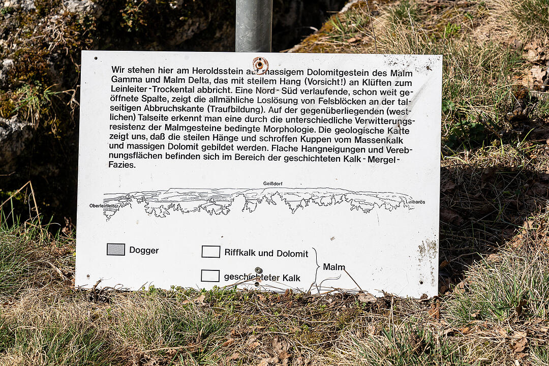 Der große Burgfels dient als toller Aussichtspunkt.