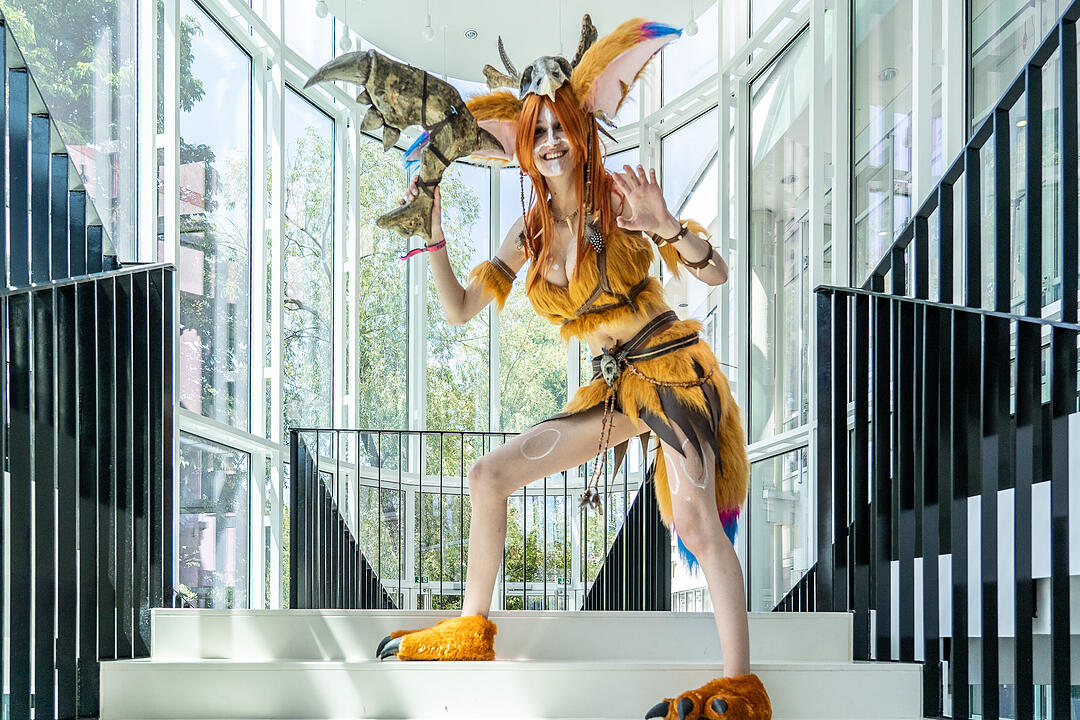 Ganz viele Cosplayer aus Nah und Fern feiern ihr Hobby!