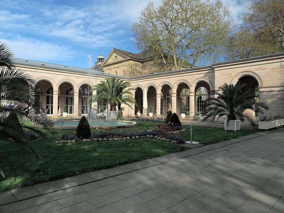 Das historische Kurzentrum in Bad Kissingen