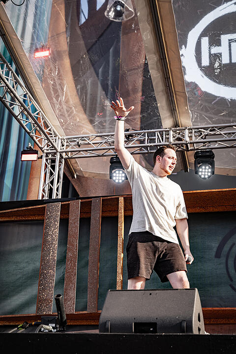 Beste Partystimmung auf dem Festival-Gelände!
