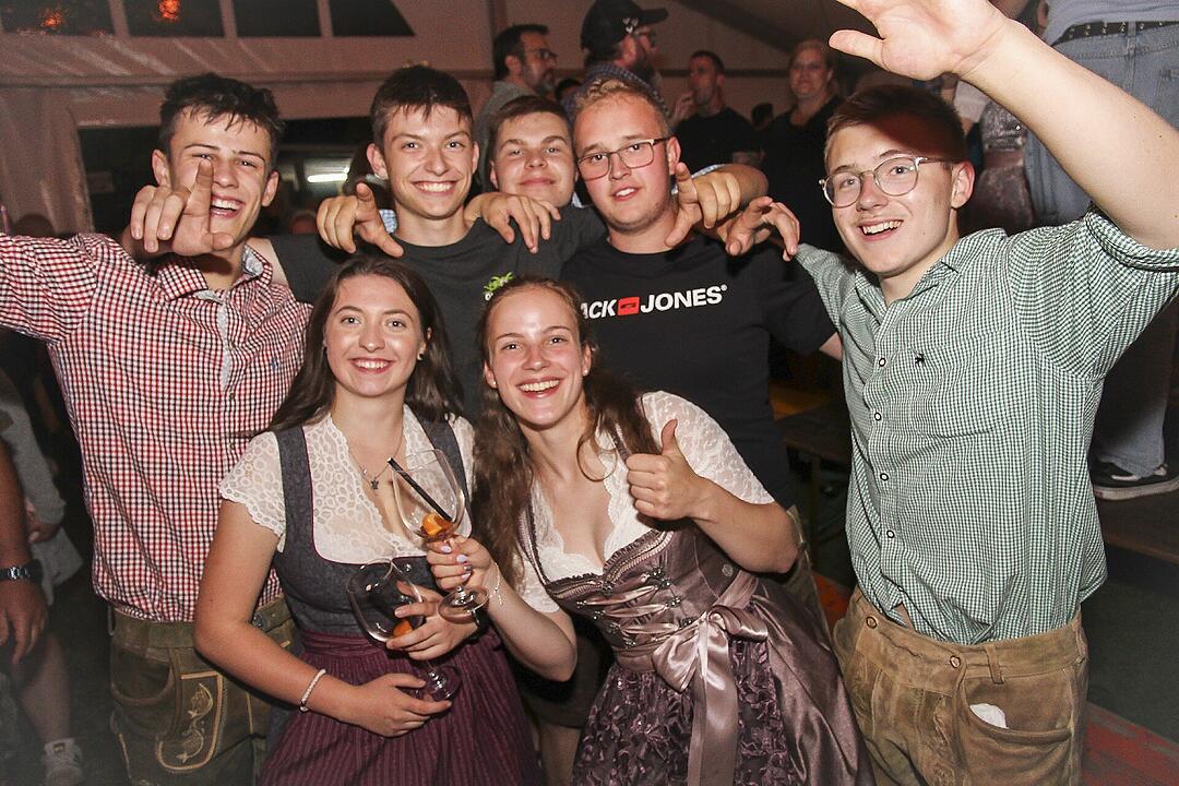 Am Montag spielte die Band "Radspitz".