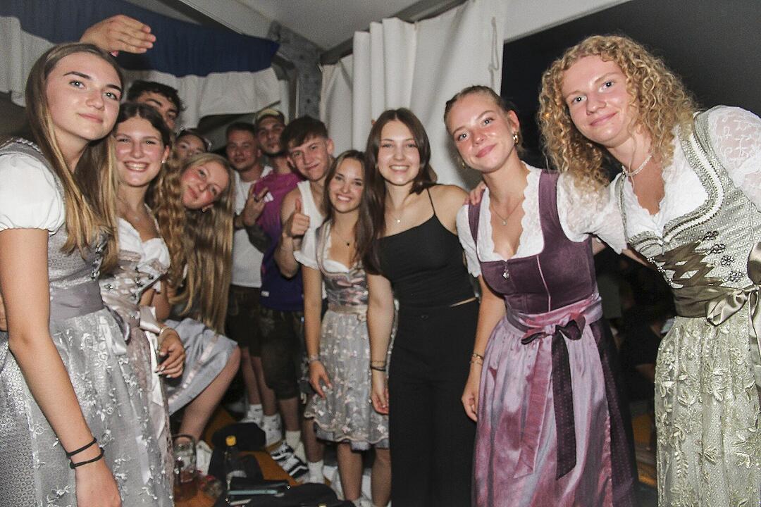 Am Montag spielte die Band "Radspitz".