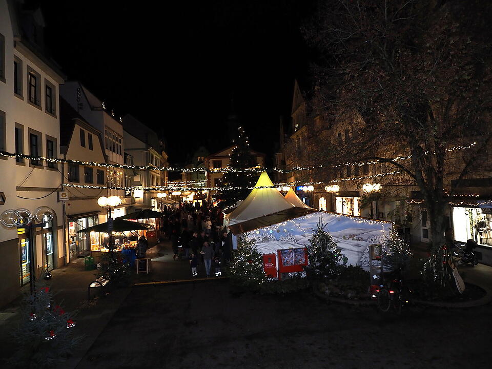 Weihnachtliche Stimmung in der Innenstadt