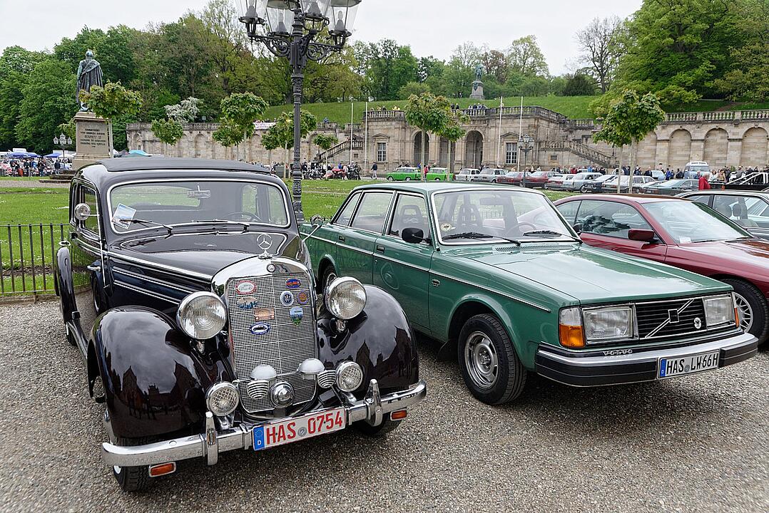 Hunderte von Oldtimern konnten bestaunt werden.