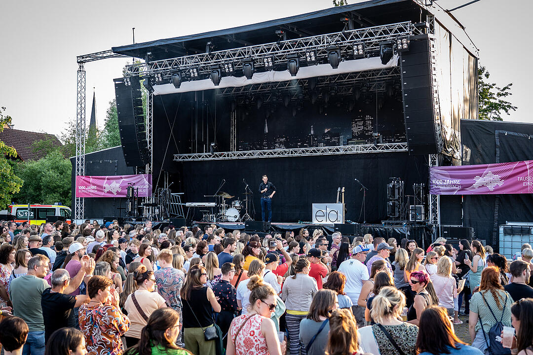 Max Giesinger begeisterte das Publikum zum 1000 Jahre Jubiläum!