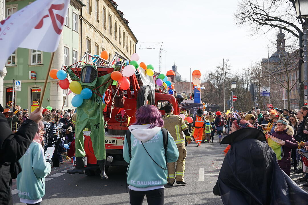 Die schönsten Bilder vom Faschingsumzug Bamberg 2025