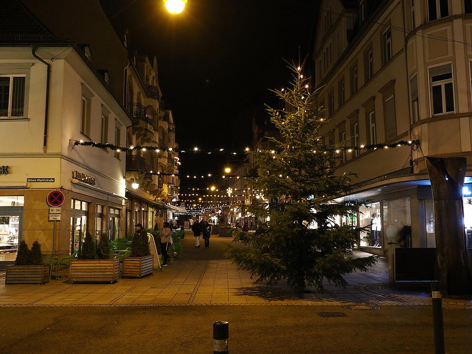 Weihnachtliche Stimmung in der Innenstadt