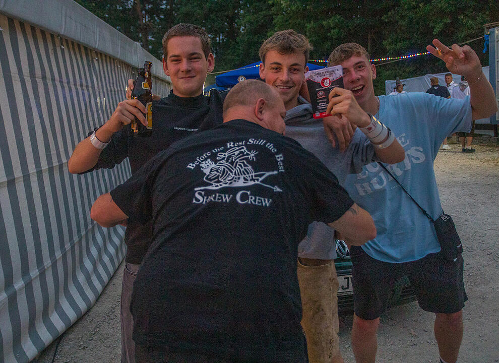 Die Cover- und Partyband "Tasty 7" spielten am Samstag.
