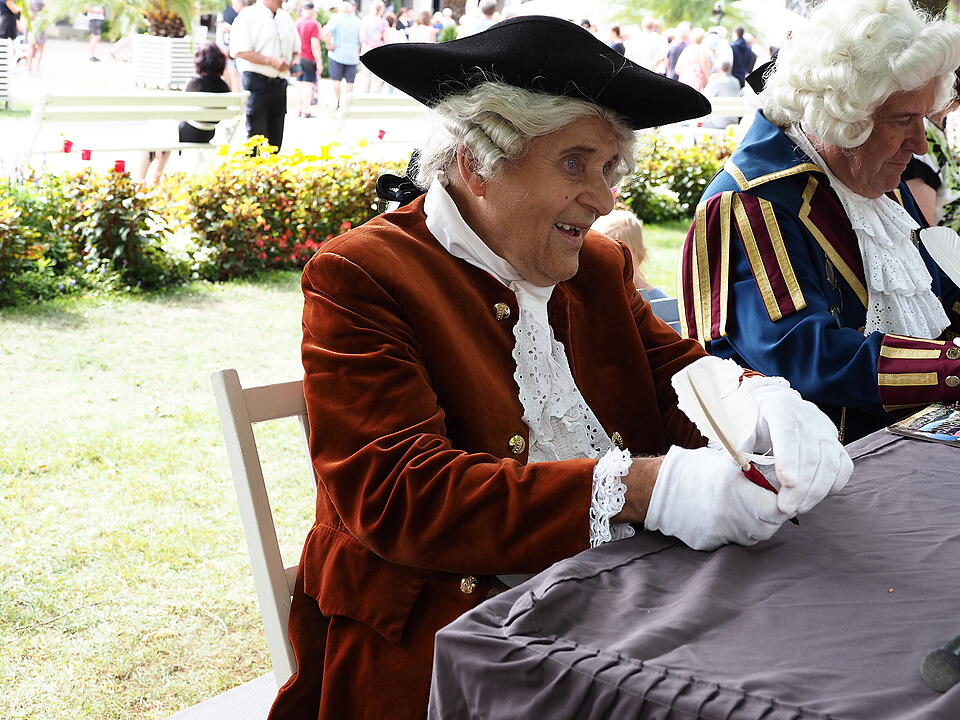 Historienspektakel im Kurpark
