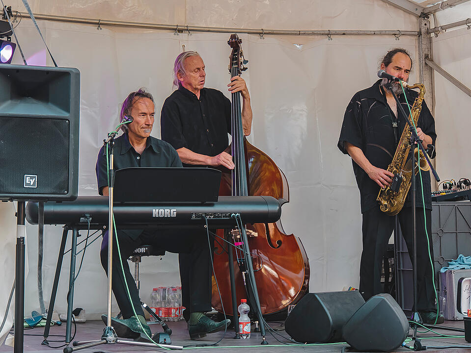 Fantastische Stimmung im Burggraben