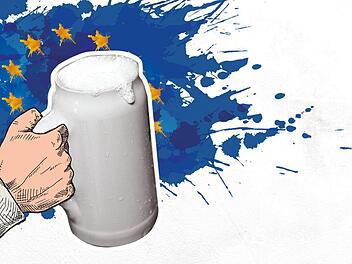 Wenn eine Verordnung unsinnig erscheint, verweist man gern auf Europa. Sechs Mythen und was dahinter steckt. Illustration: Carolin Höfler