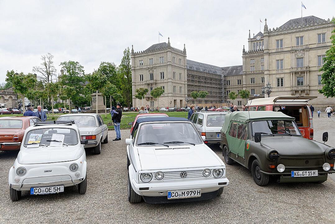 Hunderte von Oldtimern konnten bestaunt werden.