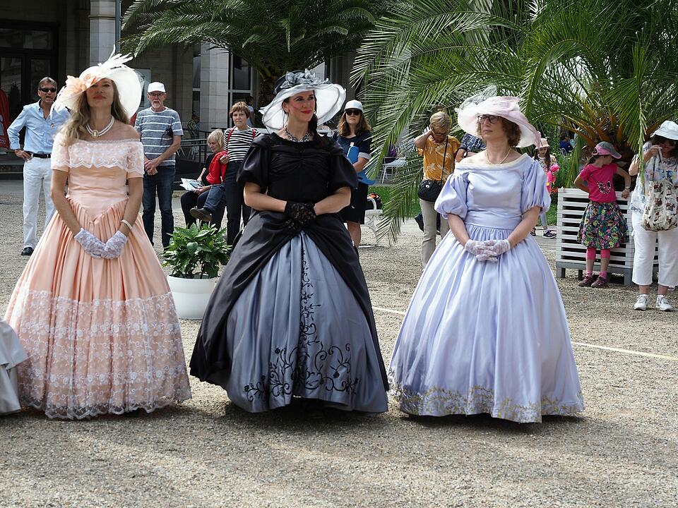 Historienspektakel im Kurpark