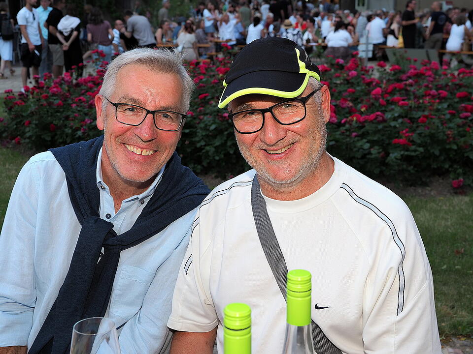 Das Fest fand im Schlosspark statt.
