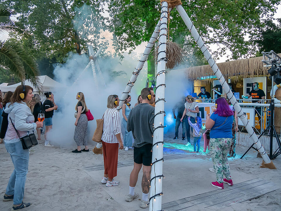 Frankens größte Strandparty