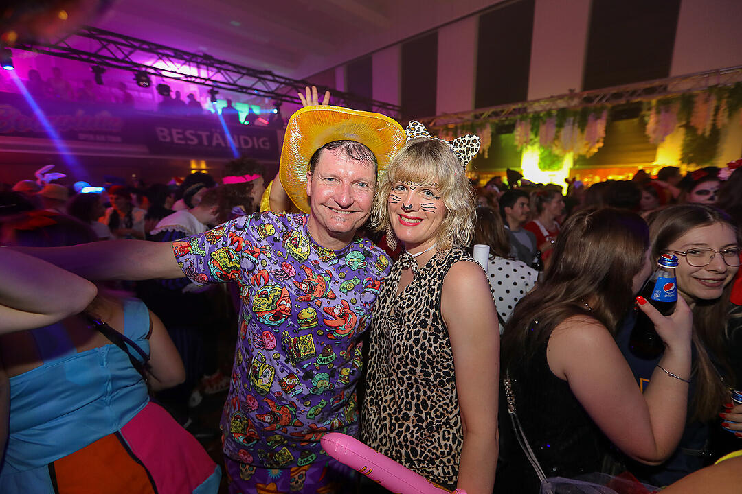 Beste Partystimmung in der Stadthalle