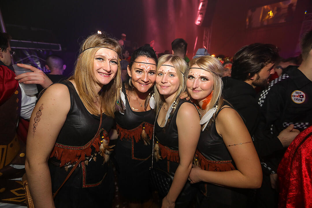 Beste Partystimmung in der Stadthalle