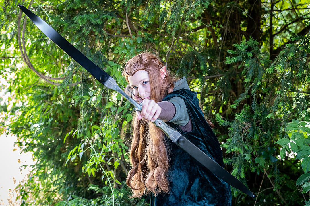 Ganz viele Cosplayer aus nah und fern feiern ihr Hobby!