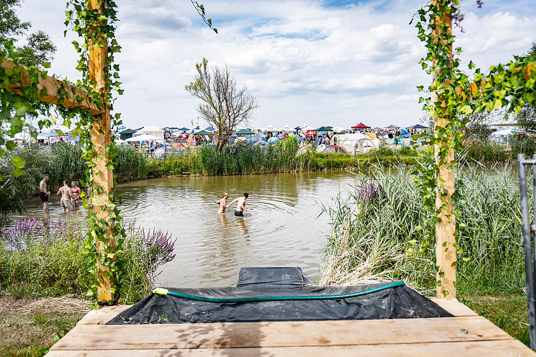 Beste Partystimmung auf dem Festival-Gelände!