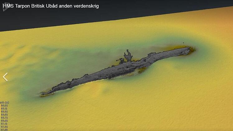 Zwischen Dänemark, Schweden und Norwegen haben Forscher ein extrem seltenes U-Boot gefunden. Deutschland setzte es wohl im zweiten Weltkrieg ein. Nun wird es untersucht. Foto: Screenshot Facebook/Sea War Museum Jutland