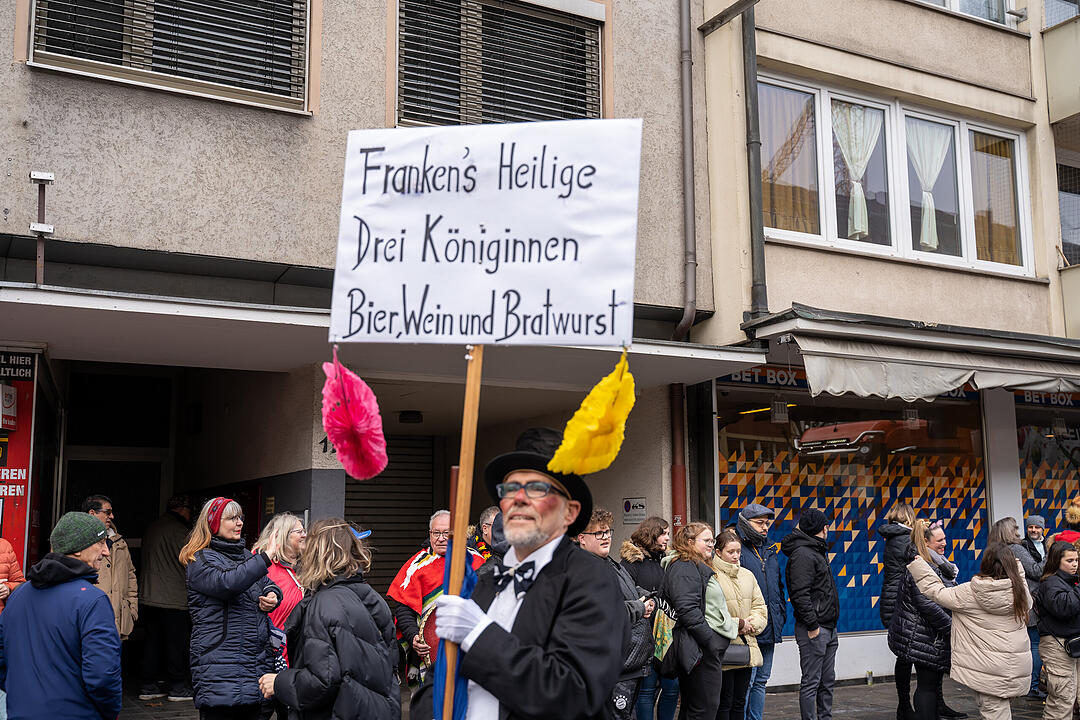 Der traditionelle Umzug zog ca. 70.000 Faschingsfreunde an.