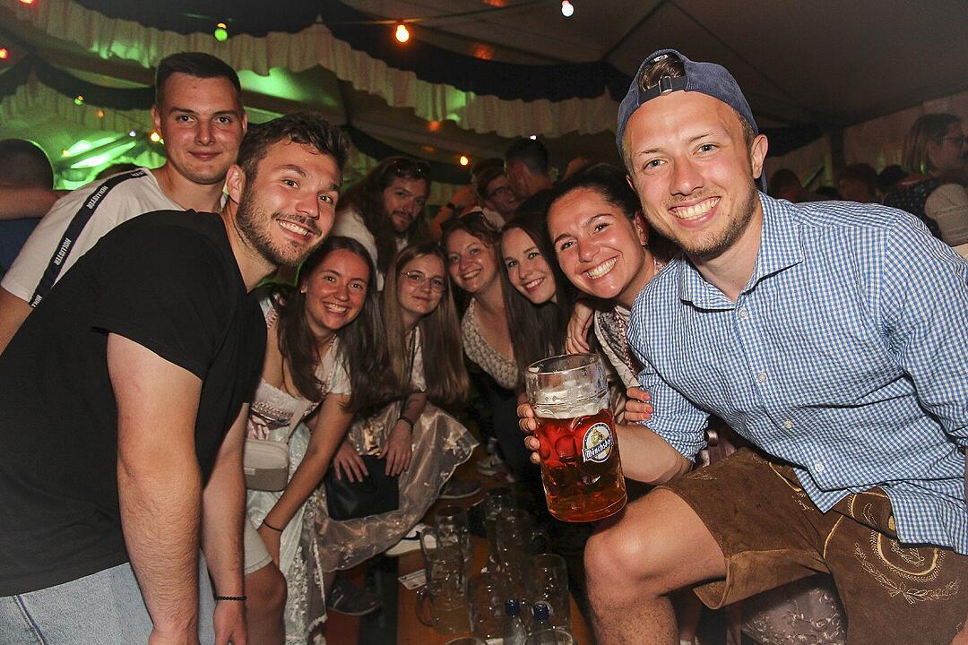Am Montag spielte die Band "Radspitz".