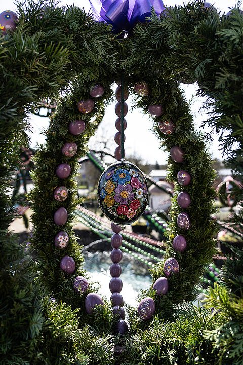 Der Brunnen ist ein Muss für jeden Osterbrunnen-Fan!