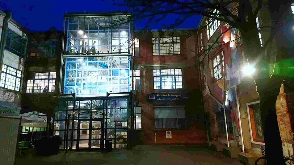 Licht aus, Spot an. In der ehemaligen Tuchfabrik Trier leben Kunst und Kreativität.