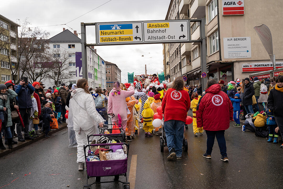 Der traditionelle Umzug zog ca. 70.000 Faschingsfreunde an.
