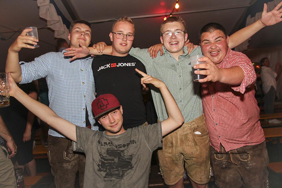 Am Montag spielte die Band "Radspitz".