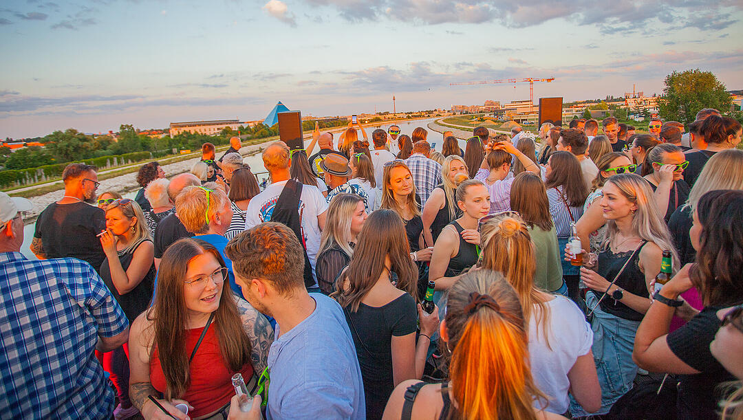 Bayern 3 Partyschiff in Fürth