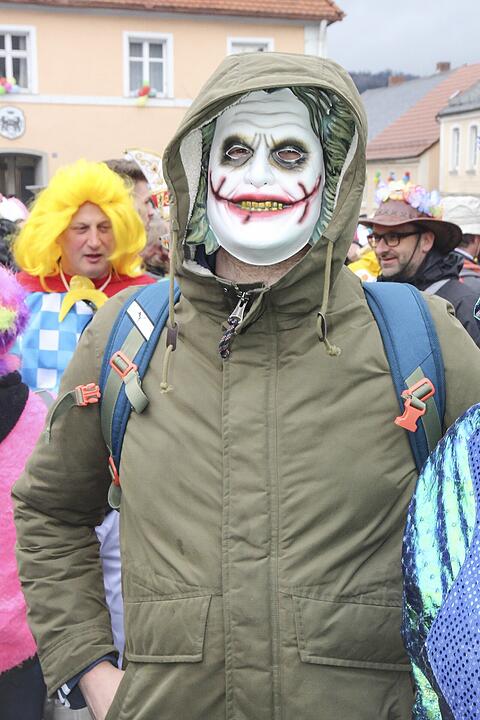 Großer Faschingsumzug  zum Stadtsteinacher Marktplatz
