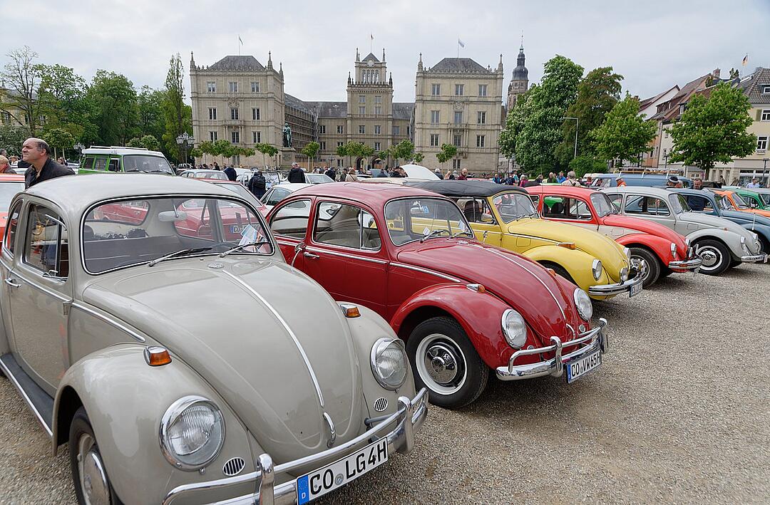 Hunderte von Oldtimern konnten bestaunt werden.